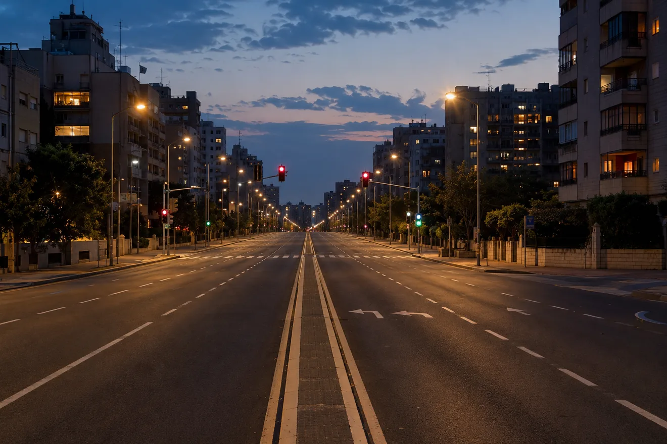 יום כיפור 2026: מה שהכבישים הריקים חושפים על האוויר שלנו